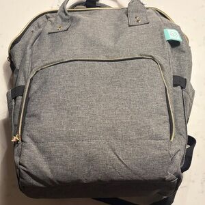 Elegant Gray Baby Bag